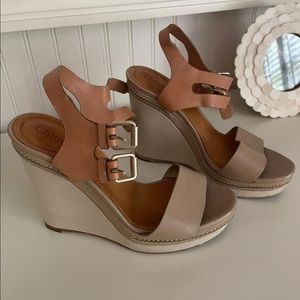 Chloe strappy sandals size 9.5 (runs slightly small)